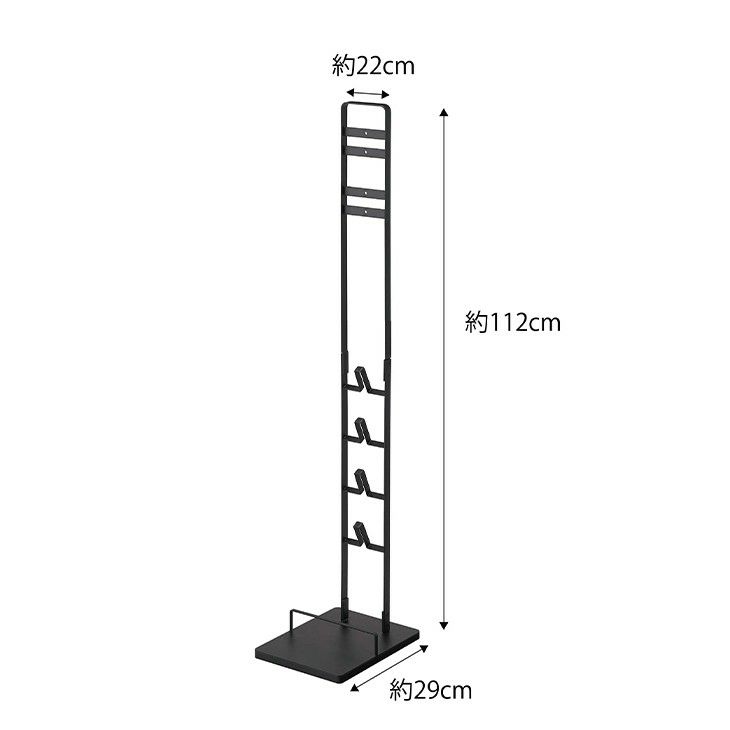 towerタワーコードレスクリーナースタンドＭ＆ＤＳ(ブラック)（イメージ03）