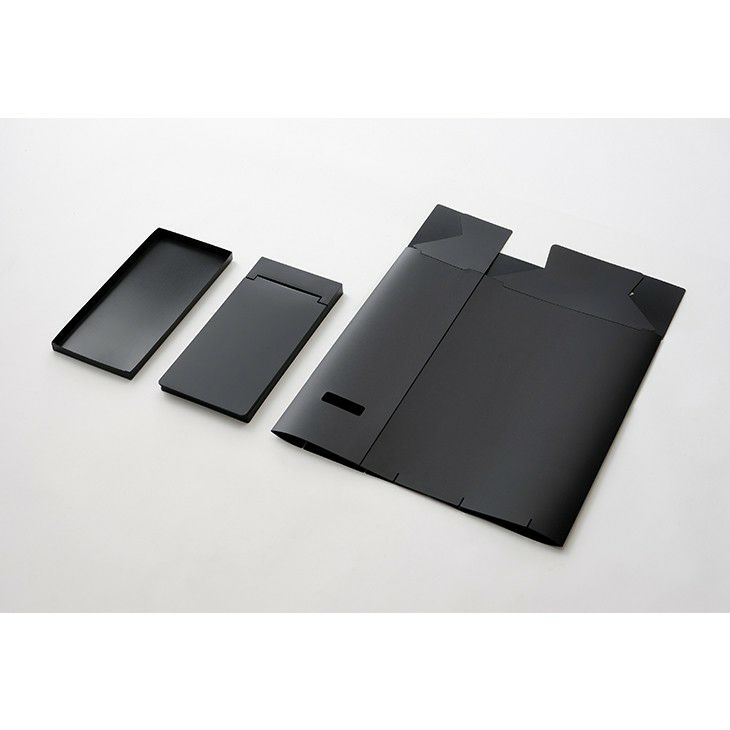 towerタワースリム蓋付きゴミ箱3個組(ブラック)（イメージ03）