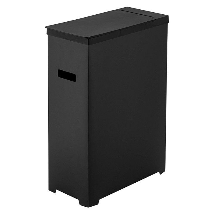 towerタワースリム蓋付きゴミ箱3個組(ブラック)（イメージ04）