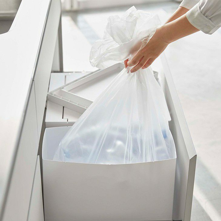 towerタワーシンク下蓋付きゴミ箱3個組(ホワイト)（イメージ02）