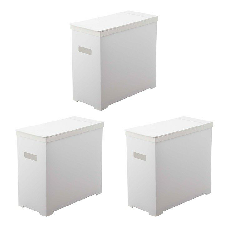 towerタワーシンク下蓋付きゴミ箱3個組(ホワイト)（イメージ04）