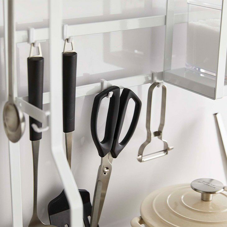 towerタワーコンロサイドラック(ホワイト)（イメージ02）