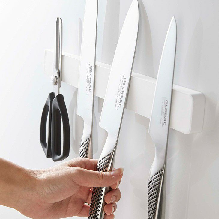 towerタワーマグネット＆ウォール包丁ホルダーW35(ホワイト)（イメージ01）