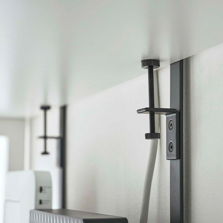 デスク下ケーブル＆ルーター収納ラックスマート(ブラック)（イメージ02）