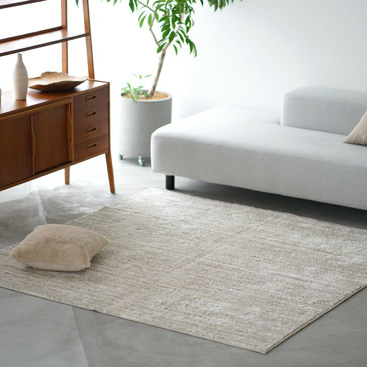 洗える ラグ エクリュ (190×240cm) | cucan ネットショップ