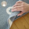 平織り綿混ラグパンダ（床暖房・ホットカーペット対応）