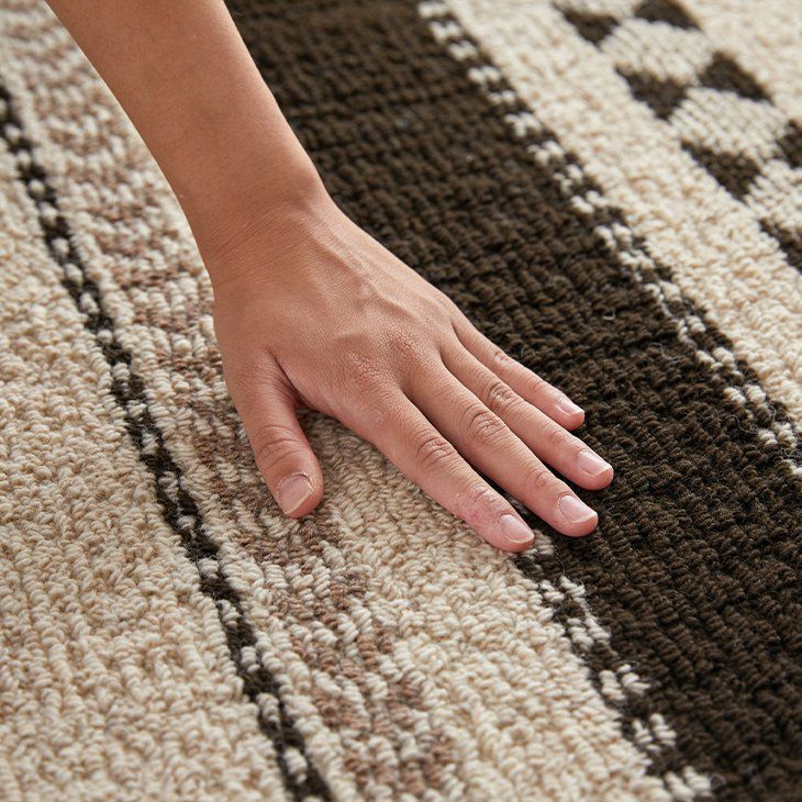 ウール100%ラグカパ130×190cm（ウール100%の優しい肌触り）