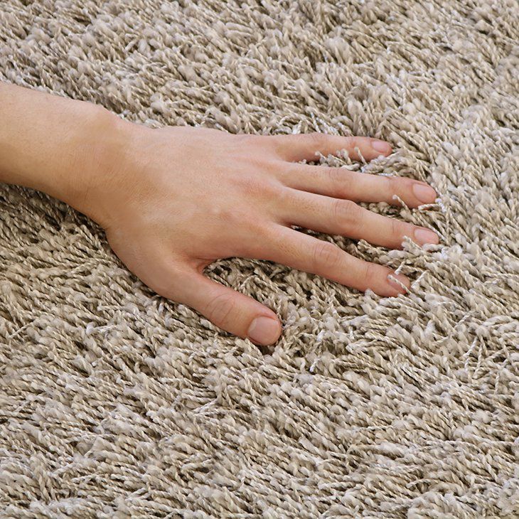 フレールシャギー261×261cm（肌触り）