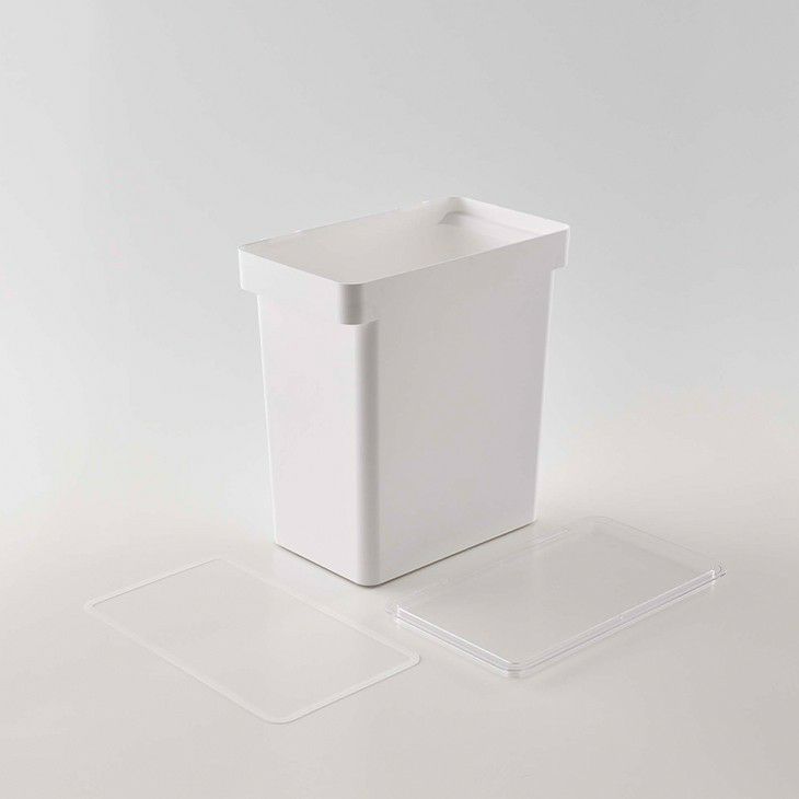 towerタワー密閉ペットフードストッカー12kg計量カップ付(ホワイト)（イメージ02）