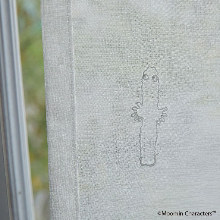 カーテンレースMOOMIN/ムーミンニョロニョロボイル(100×178cm)(イメージ02)
