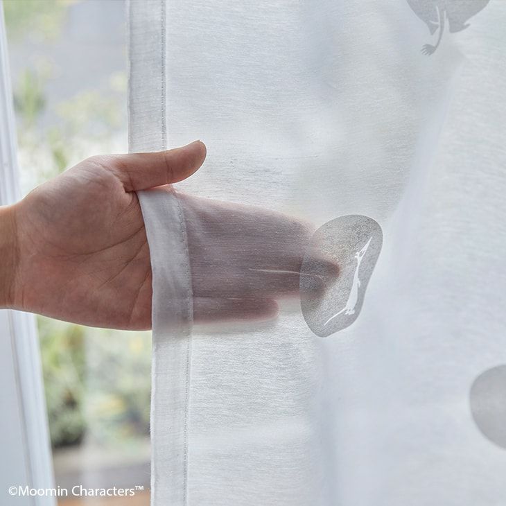 オーダーカーテンレースMOOMIN/ムーミンおしりドットボイル(オーダー)(イメージ02)