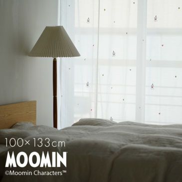 カーテンレースMOOMIN/ムーミンリンゴガブリ！ボイル(100×133cm)(メインイメージ)