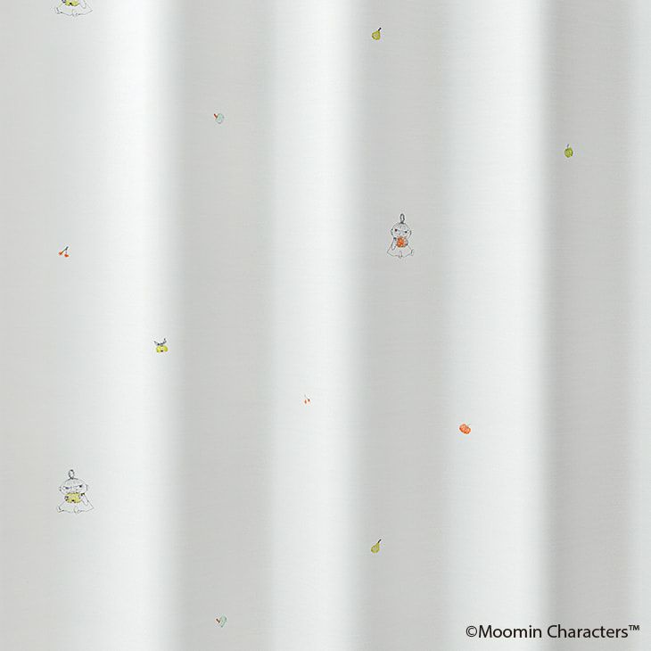 カーテンレースMOOMIN/ムーミンリンゴガブリ！ボイル(100×198cm)(イメージ04)