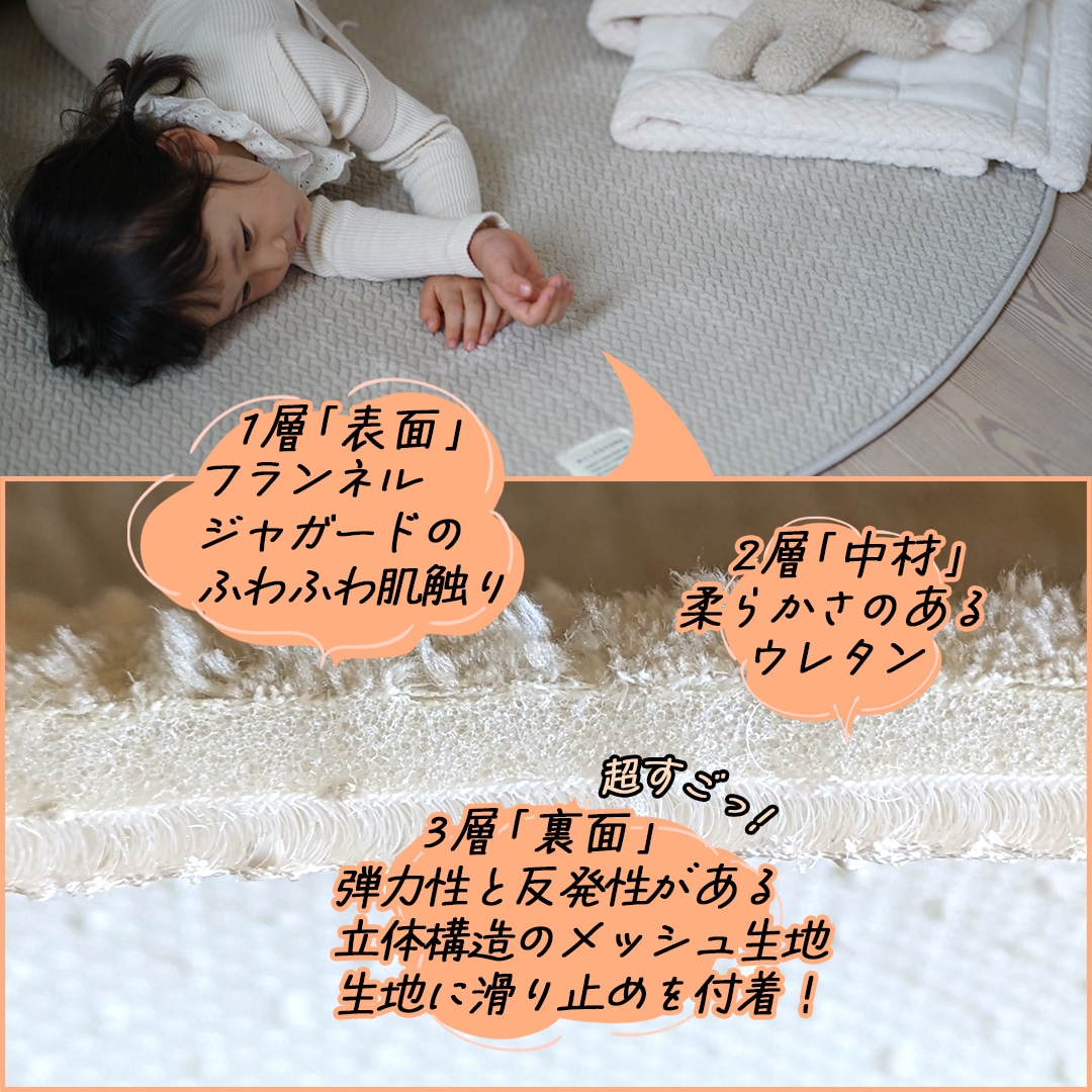 ふわふわヘリンボン（こだわりの３層構造） 