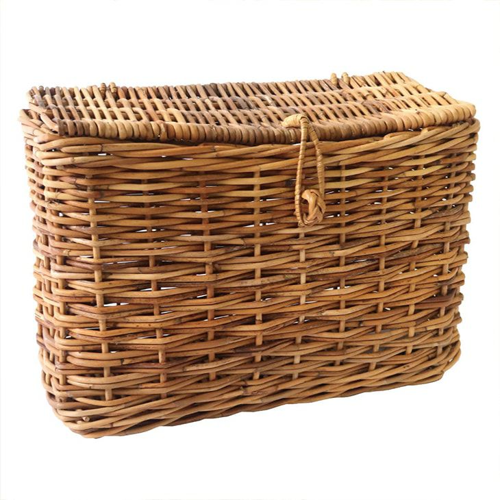 クレエバスケットアラログフタ付きスリムバスケットL（イメージ）