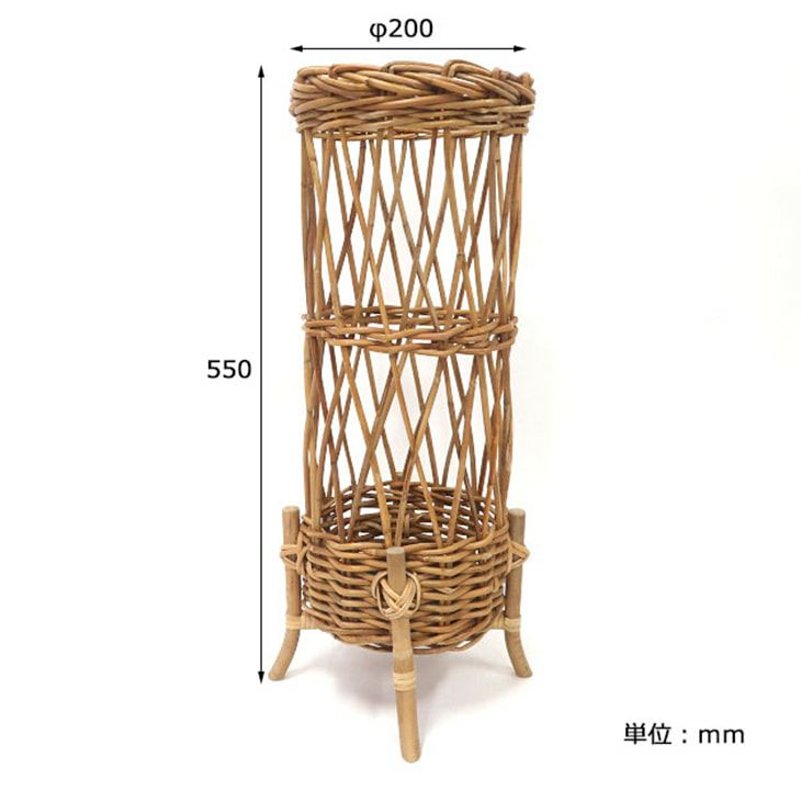 クレエ傘立てアラログアンブレラスタンドブラウン（カラー）