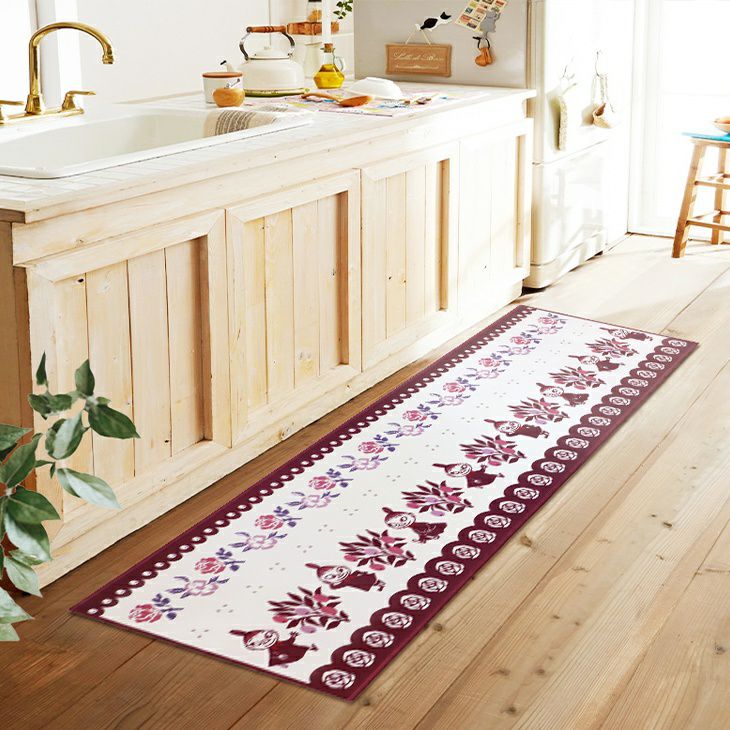 キッチンマットムーミンフィーカインテリアマット45×180cmリトルミイ（メインイメージ）