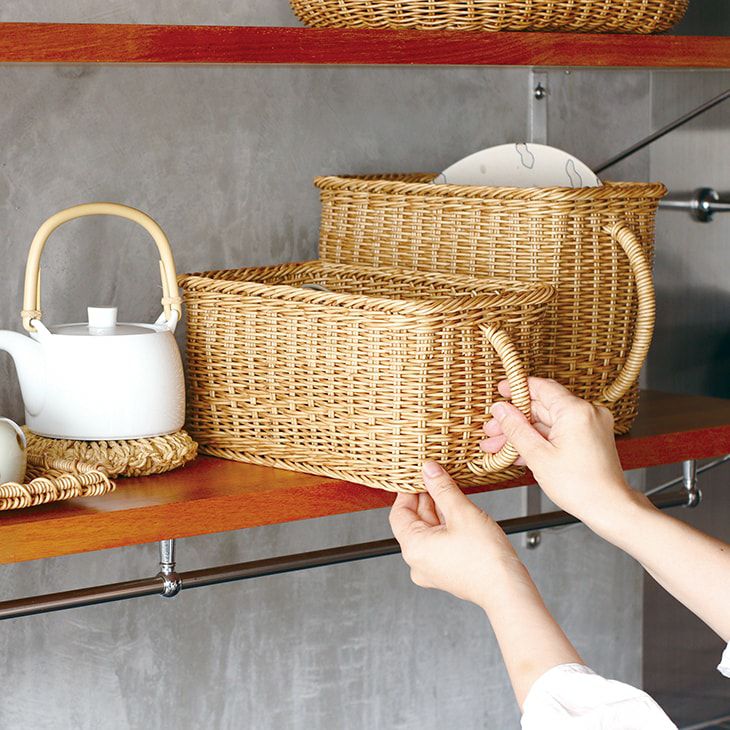 クレエキッチン収納ケースユティルナイールキッチンストッカーS（イメージ）