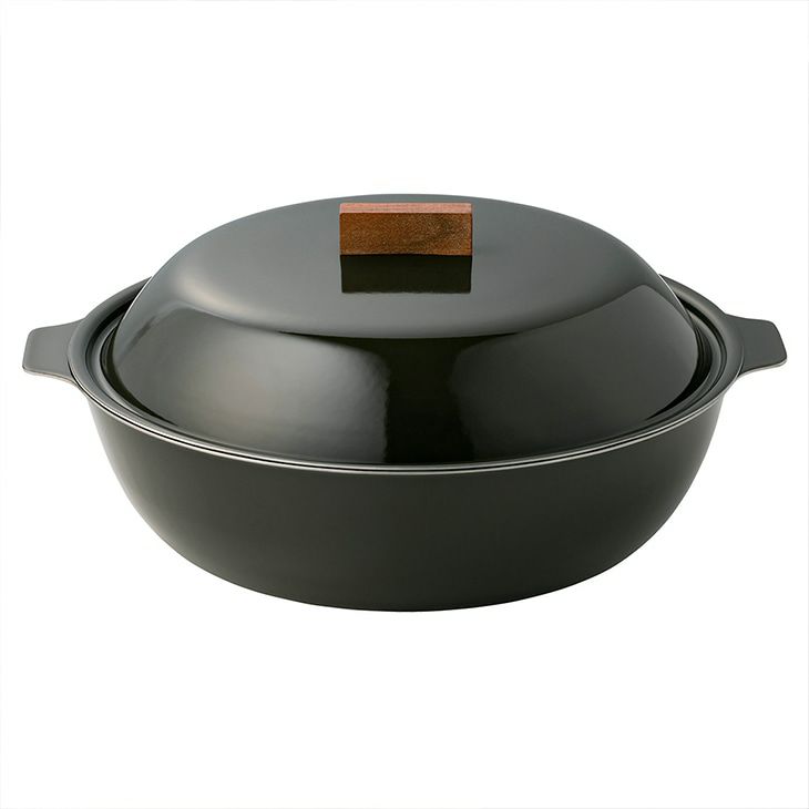 KINTO キントー 琺瑯鍋 IH対応 2L KAKOMI ステンレス 琺瑯 (チャコール