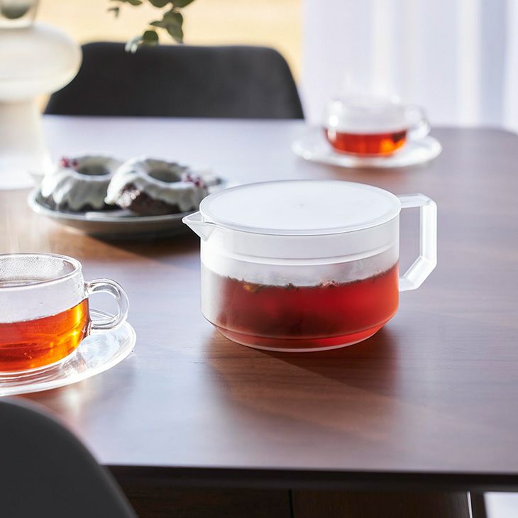 towerタワーティーポット(ホワイト)（イメージ）