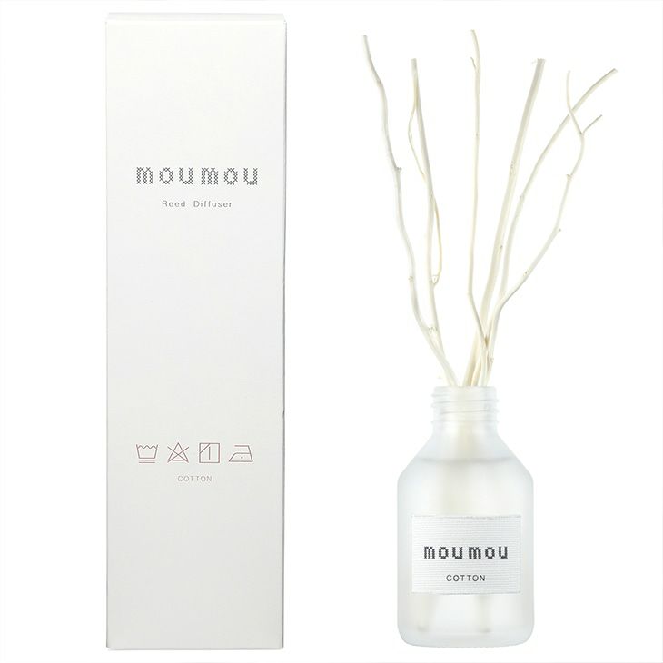 リードディフューザーmoumou100ml(コットン)（カラー）