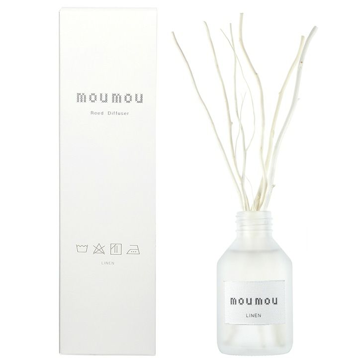 リードディフューザーmoumou100ml(リネン)（カラー）