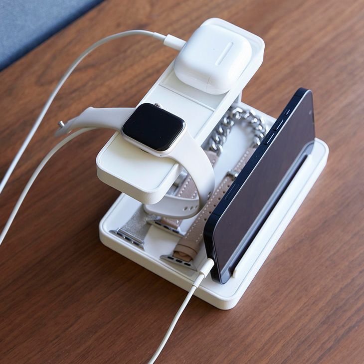 towerタワーモバイル充電ステーション(ホワイト)（カラー）