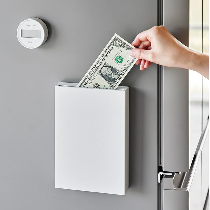 towerタワーマグネット貯金箱(ホワイト)（イメージ）