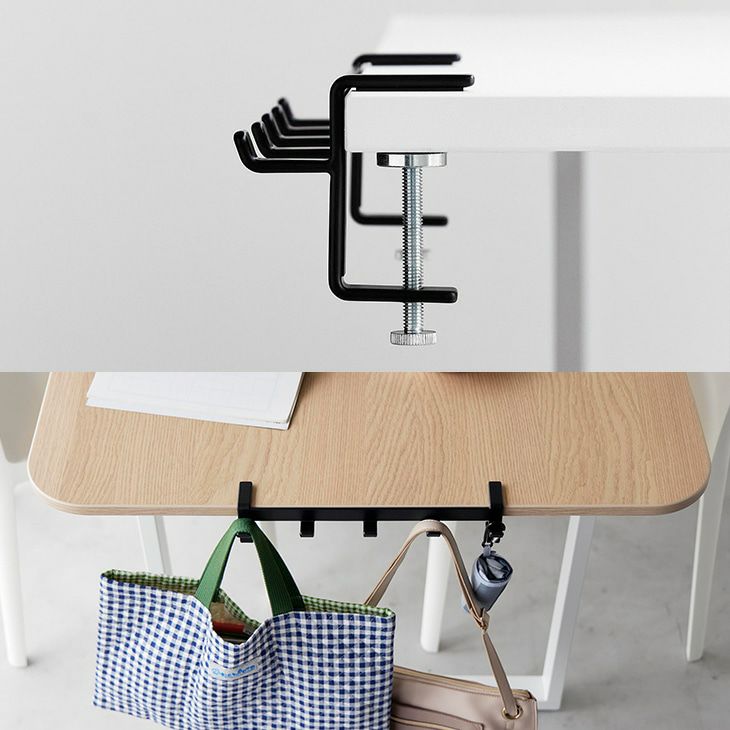 towerタワーテーブル横フック(ブラック)（カラー）