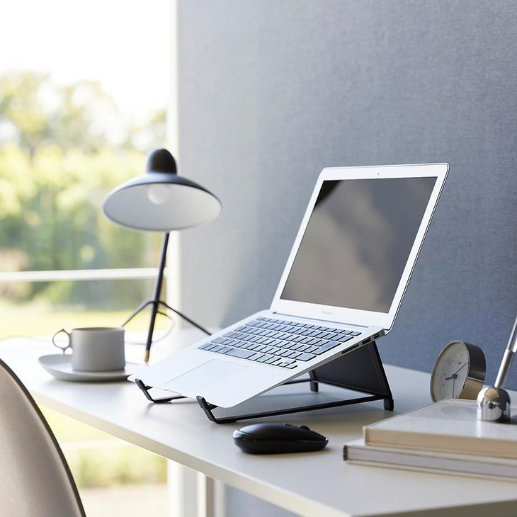 towerタワーツーウェイノートパソコン＆タブレットスタンド(ブラック)（イメージ）