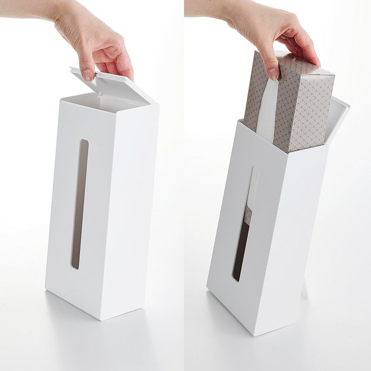 towerタワーツーウェイティッシュスタンド(ホワイト)（カラー）