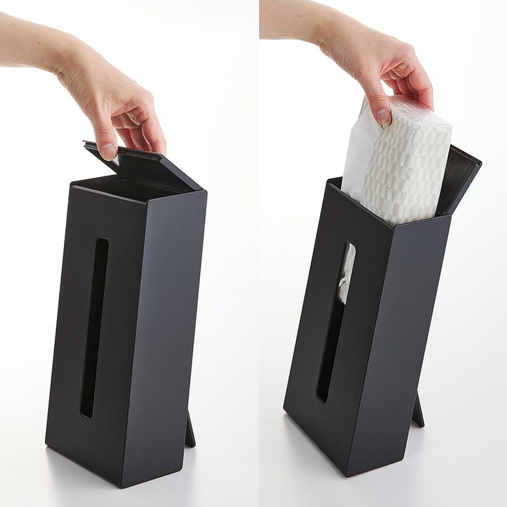 towerタワーツーウェイティッシュスタンド(ブラック)（カラー）