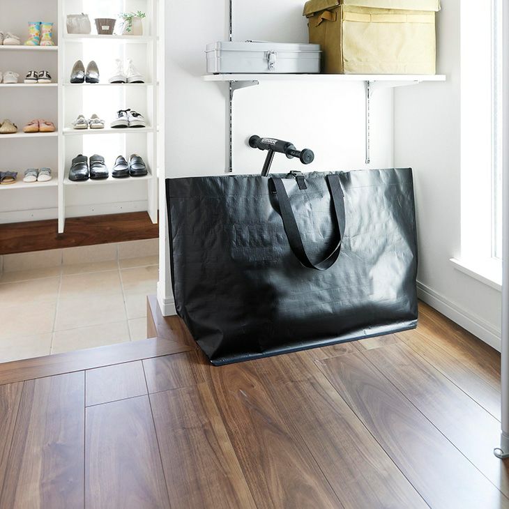 towerタワーポリエチレンシート外遊び収納バッグワイド(ブラック)（カラー）