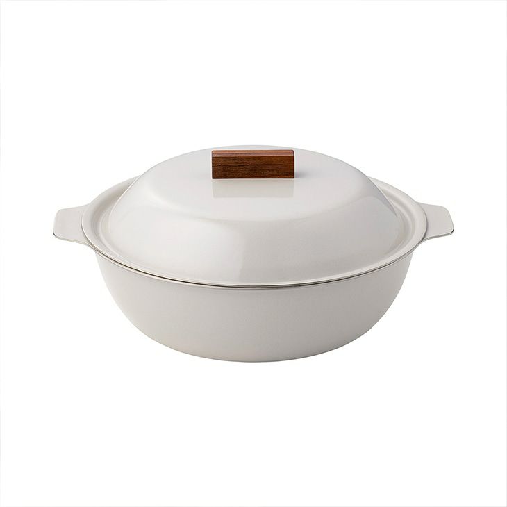 KINTOキントー琺瑯鍋IH対応1LKAKOMIステンレス琺瑯(サンドベージュ)（イメージ）