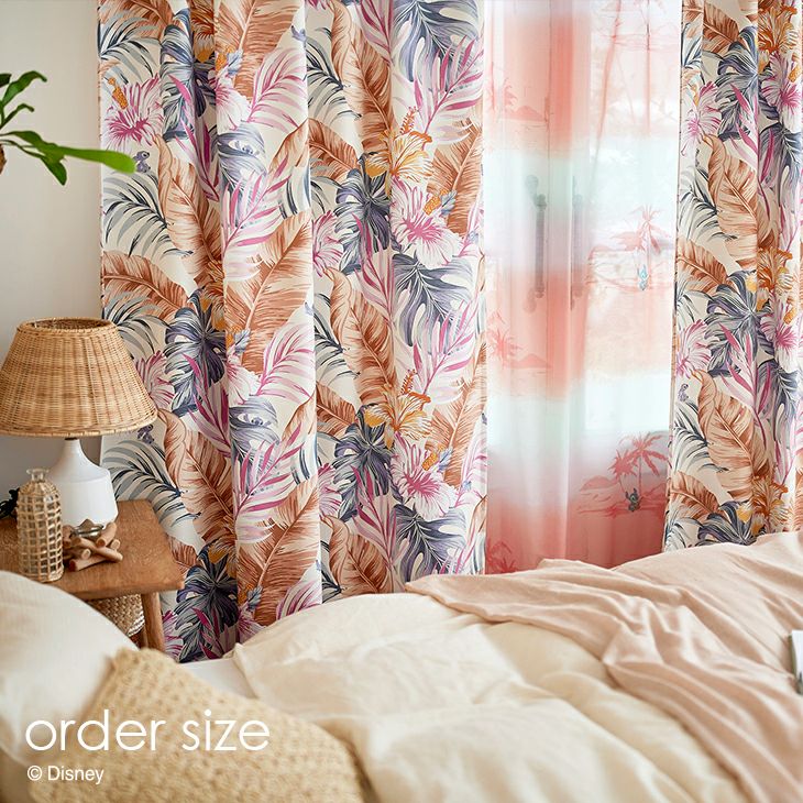 オーダーカーテン遮光STITCH/アロハボタニカ（メインイメージ）