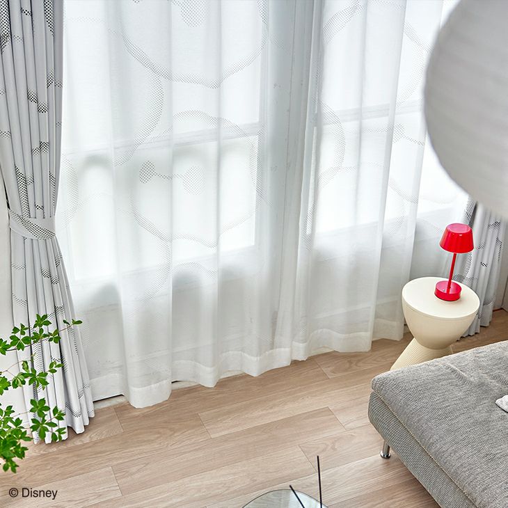 カーテンレースBIGHERO6/ベイマックスボイル（ホワイト）